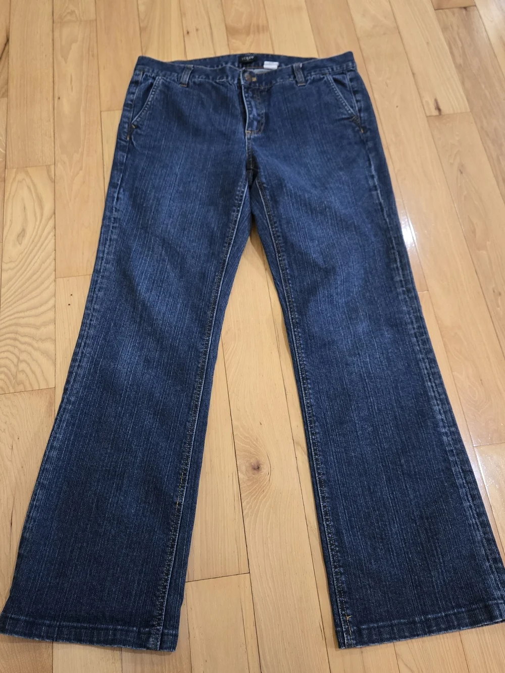 J. Crew Dark Blue City Fit Low Rise Jeans
